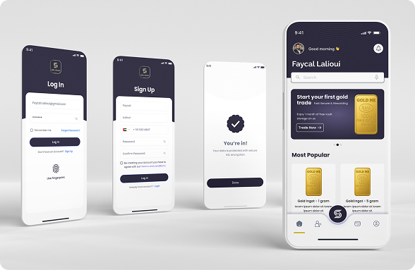 SML Gold Mobile App preview